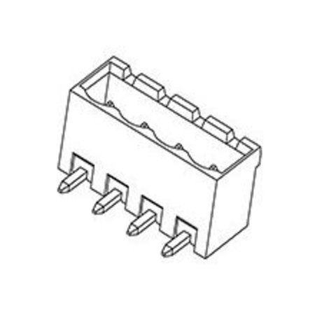 MOLEX Pluggable Terminal Blocks 5.0Mm Euro Header Ra Blk 6Ckt 395221006